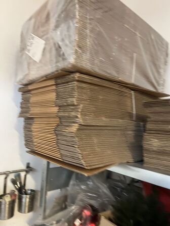 Reol META 3 fag inkl. indhold