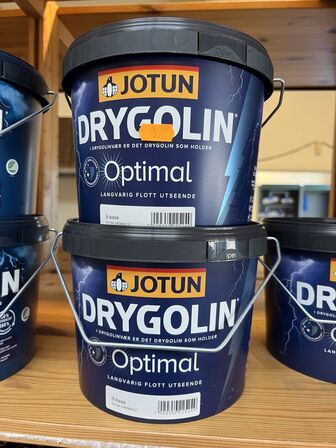 Parti JOTUN & GJØCO i forsk. baser m.v. (se billeder)