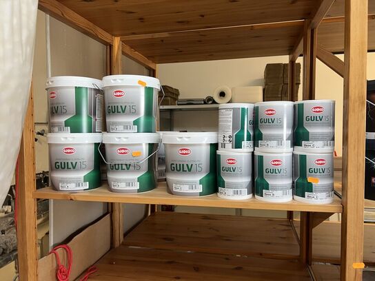 Parti JOTUN & GJØCO i forsk. baser m.v. (se billeder)