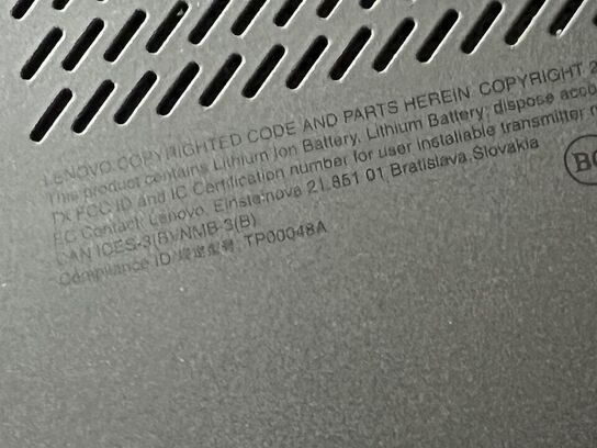 Bærbar PC LENOVO X250 inkl. skærm, tastatur og dock