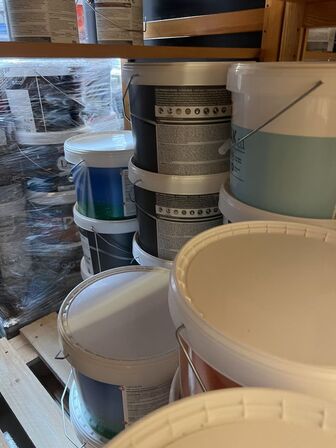 Parti JOTUN i forsk. baser m.v. (se billeder)