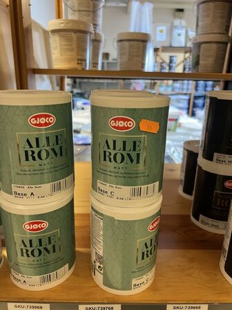 Parti GJØCO i forsk. baser m.v. (se billeder)