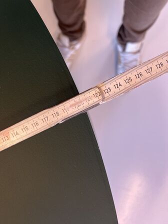 Salgsdisplay rundt Ø120 cm H72 cm