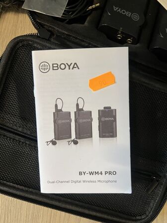 Mikrofoner bl.a. BOYA BY-WM4 PRO