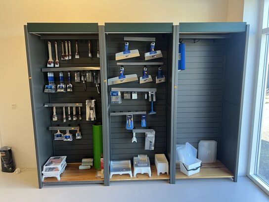 3 stk. salgsreoler (uden indhold)