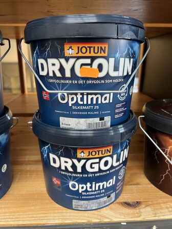 Parti JOTUN & GJØCO i forsk. baser m.v. (se billeder)