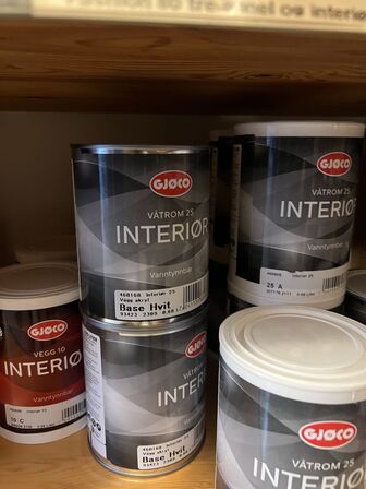 Parti GJØCO, JOTUN & BENGALACK i forsk. baser m.v. (se billeder)