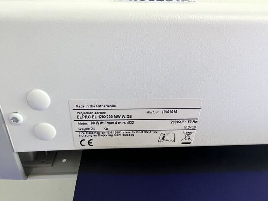 Projektor EPSON EB-96W inkl. PROJECTA ellærred og højttalere