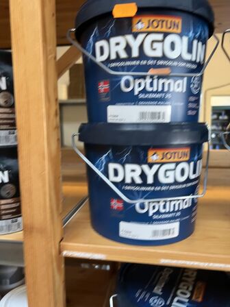 Parti JOTUN & GJØCO i forsk. baser m.v. (se billeder)