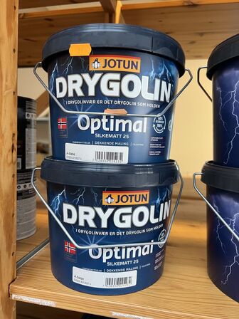 Parti JOTUN & GJØCO i forsk. baser m.v. (se billeder)