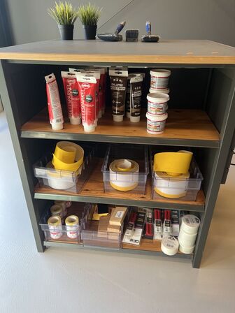 Salgsø 100x95x110 cm inkl. indhold