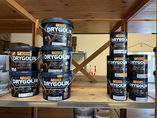 Parti JOTUN & GJØCO i forsk. baser m.v. (se billeder)