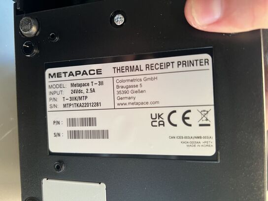 Kassesystem m. METAPACE tilbehør & LENOVO X250 bærbar