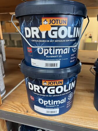 Parti JOTUN & GJØCO i forsk. baser m.v. (se billeder)