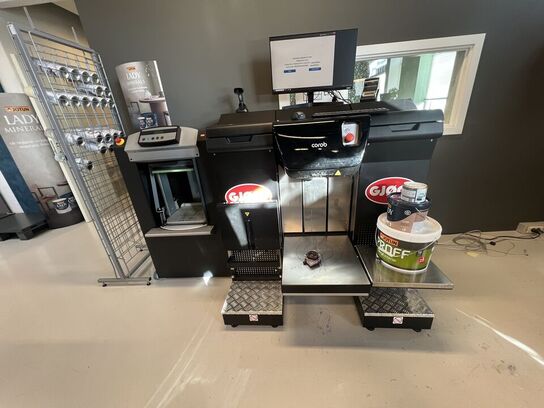 Toningsanlæg COROB inkl. COLLOMIX VIBA X.30 V rysteskab