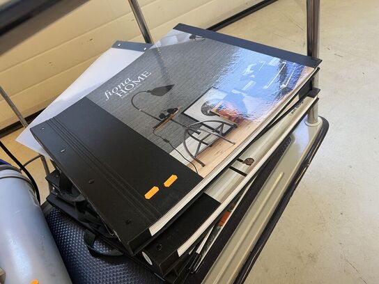 5 stk. kollektionsmapper m. tapet FIONA