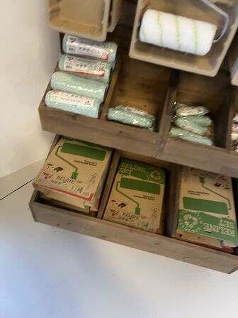 Salgsdisplay inkl. indhold