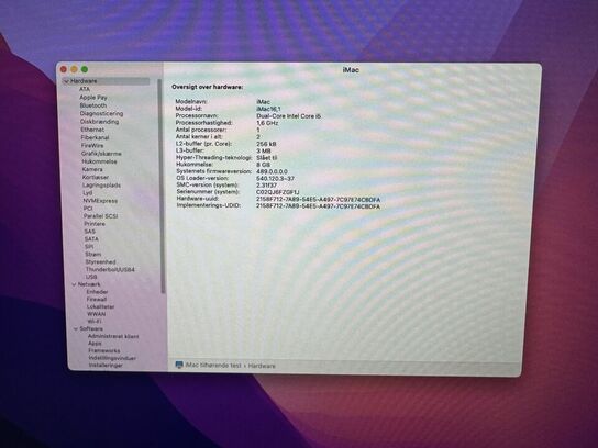 Apple Imac Core I5 21.5" (Late 2015)