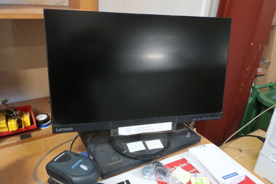 Pakkebord med indhold (læs beskrivelse)