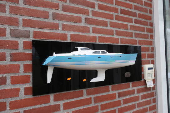 2 stk. Skibsmodeller