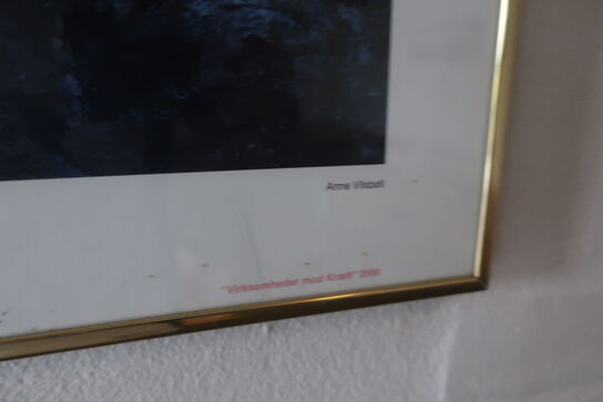 3 stk. indrammet plakater