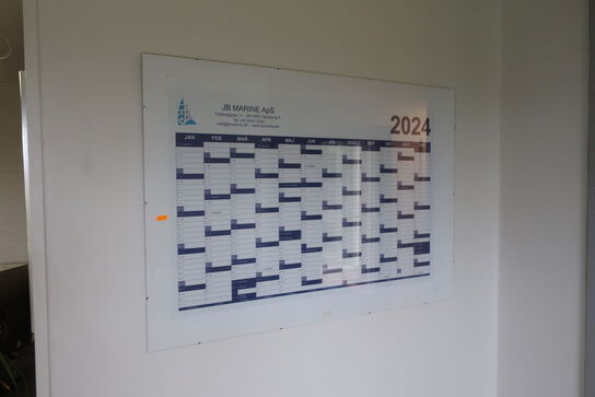 Whiteboard samt ramme