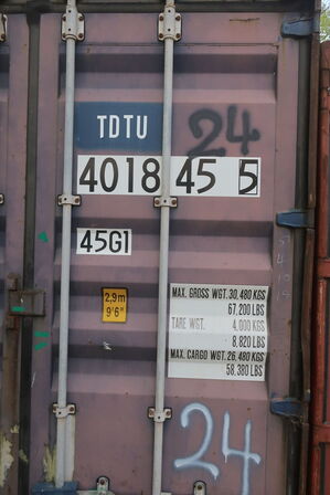 40" container nr. 24 extra høj