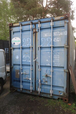40" container nr. 22 extra høj
