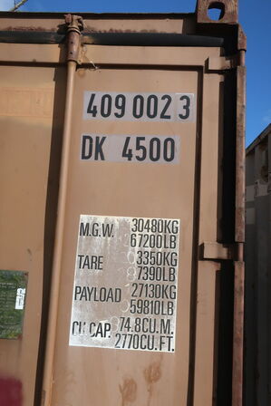 40" container nr. 1