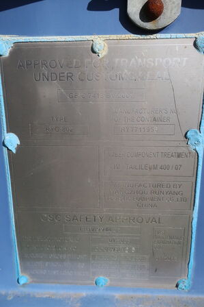 40" container nr. 3 extra høj