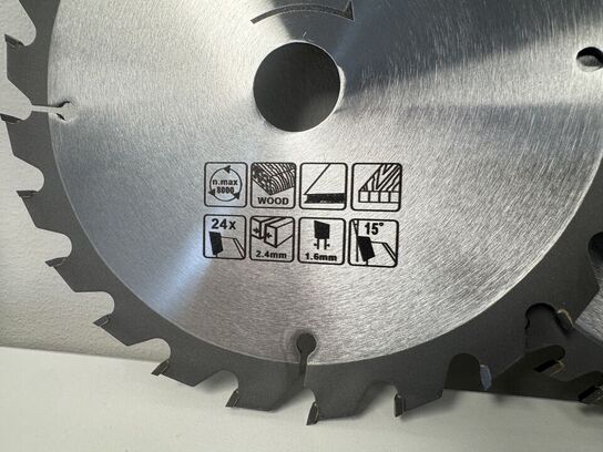 4 stk. ETE Professionel savklinge 160MM x 24T