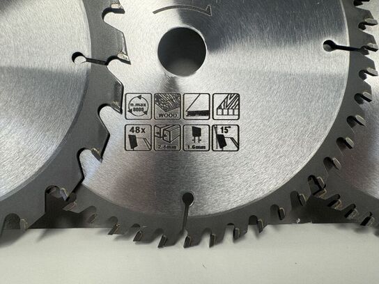 4 stk. ETE Professionel savklinge 165MM x 48T