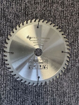 4 stk. ETE Professionel savklinge 165MM x 48T