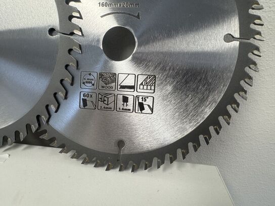 4 stk. ETE Professionel savklinge 160MM x 60T