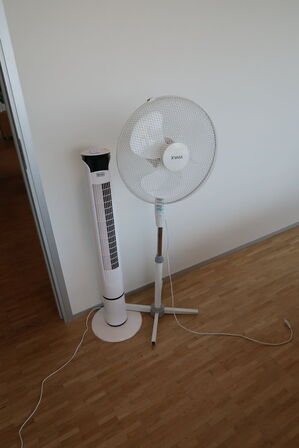 Airconditon samt gulvventilator