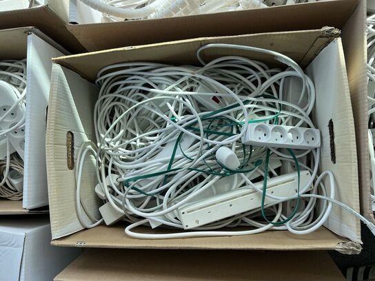 9 ks. kabelskinner m.v.