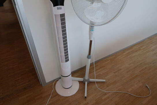 Airconditon samt gulvventilator