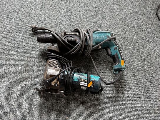 Borehammer samt stiksav MAKITA