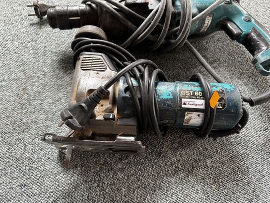 Borehammer samt stiksav MAKITA