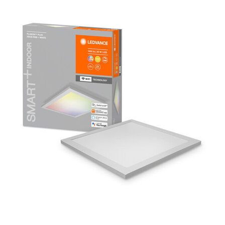 2 stk. ledvance planon plus 20 watt 30 x 30 cm loftlampe wifi rgb hvid(ubrugt)