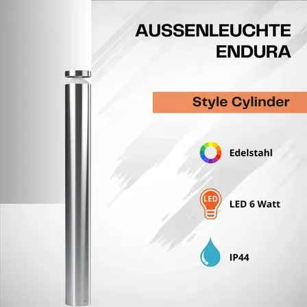 Ledvance udendørslampe endura 80 cm led rustfrit stål(ubrugt)