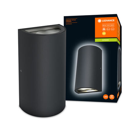 2 stk. ledvance udendørslampe endura classic  up down antracit væglampe(ubrugt)