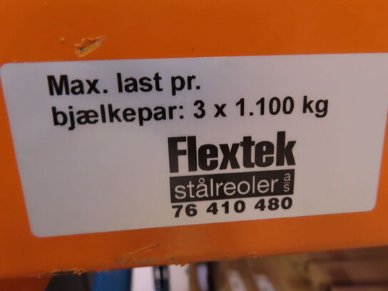 Pallereol 8 fag FLEXTEK inkl. Sponpladehylder