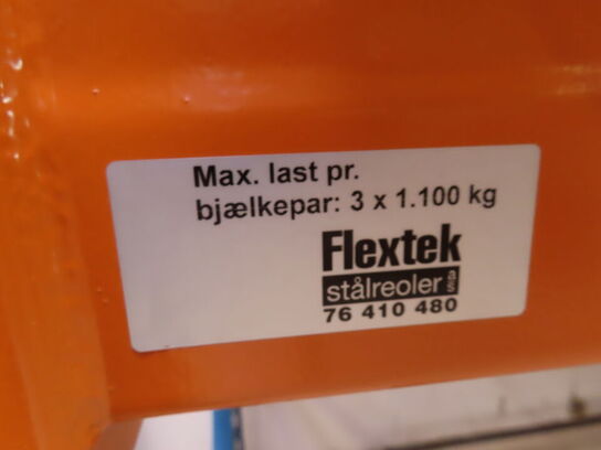 Pallereol 7 fag FLEXTEK inkl. Sponpladehylder