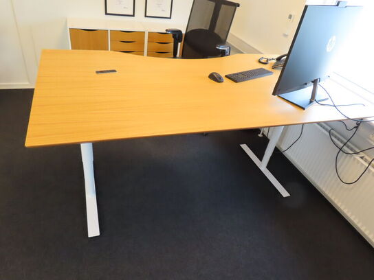 Hæve/sænkebord - 200x110 cm. DENCON