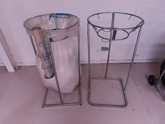 2 stk affaldsstativer