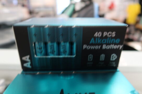 6 pk. AA alkaline batteri 40 pak