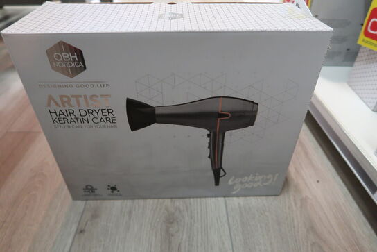 Obh Nordica Easywave hårtørrer sort