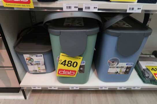 2 stk. Rotho affaldsspand 25 liter & 2 stk. Rotho affaldsspand 6 liter 