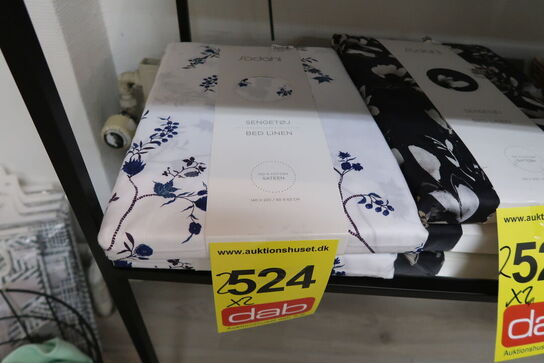 2 sæt Södahl Grace sengetøj navy blue 140x220 cm
